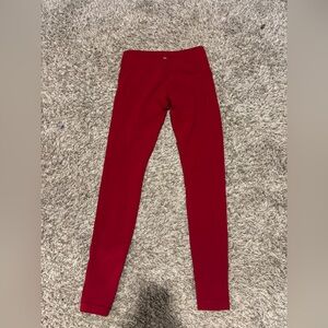 Lululemon Red Leggings